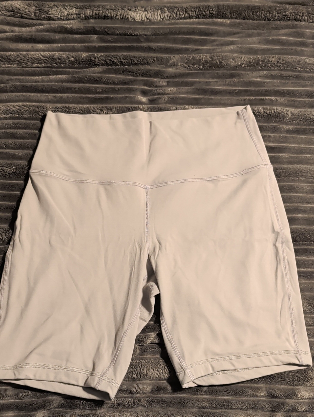 lululemon athletica High-Rise Bike Shorts in Light Beige
